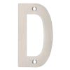 Zoo Hardware Letter - D - 75mm - Satin Stainless