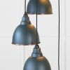 Hammered Copper Brindley Cluster Pendant in Dingle