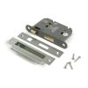 Satin SS 3" Heavy Duty Bathroom Mortice Lock