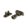Burnished Brass Brompton Brighton Fastener (Radiused)