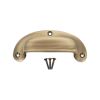 Traditional Cup Pull Antique Brass