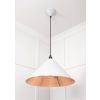 Hammered Copper Hockley Pendant in Flock