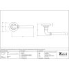 Aged Brass Newbury Lever on Rose Set (Plain) - Unsprung