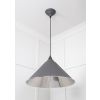 Smooth Nickel Hockley Pendant in Bluff