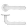 Zoo Hardware Vasco Lever On Round Rose - White