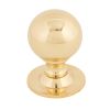 Polished Brass Ball Cabinet Knob 39mm