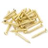 Polished Brass SS 8x1½" Countersunk Raised Head Screws (25)