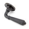 Aged Bronze Hinton Lever on Rose Set - Unsprung