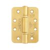 Zoo Hardware Grade 14 Low Maintenance Hinge Radius - 102 x 76 x 3.4mm - PVD Satin Brass