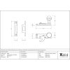 Satin Chrome Prestbury Sash Hook Fastener