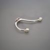 Beehive Twin Coat Hook Polished Nickel