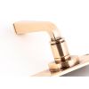Polished Bronze Avon Lever Euro Lock Set