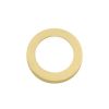 Zoo Hardware Spare round rose (turn & release) - Favo Satin Brass