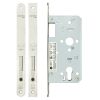 Zoo Hardware Din euro deadlock - backset 55mm - radius - Satin Stainless