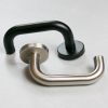 Atlantic Return To Door Lever Door Handle - Matt Black (Pair)