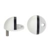 Zoo Hardware Door stop - floor mounted - oval - 45mm - White