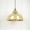 Smooth Brass Harborne Pendant