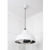 Smooth Nickel Harborne Pendant in Flock