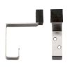Zoo Hardware Hat and Coat Hook c/w Rubber - Satin Stainless