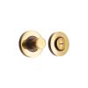 Hammered Knurlmond Thumb Turn & Release Aged Brass