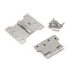Satin SS (304) 4" x 3" x 5" Parliament Hinge (pair)
