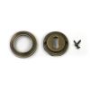 Burnished Brass Round Escutcheon (Beehive)