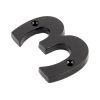 Black Numeral 3