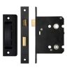 Zoo Hardware Bathroom Lock 3" - 57mm c/c - Black