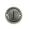 Old English Solid Brass Oval WC Turn and Release - Matt Gun Metal