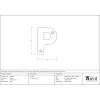 Satin Chrome Letter P