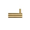Zoo Hardware Single Coat Hook without Rose - Satin