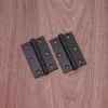 NON CE Mild Steel Butt Hinges - Matt Black