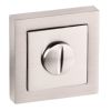 Senza Pari WC Turn and Release on Square Rose - Satin Nickel