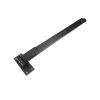 Hook and Band Hinge - Straight 24" - 600mm Black