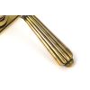 Aged Brass Hinton Lever Euro Lock Set