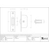 Pewter Square Ended Sash Pulley 75kg