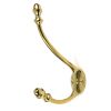 Polished Brass 6 1/2" Hat & Coat Hook