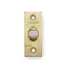 Jedo Adjustable Rollerbolt Catches with Nylon Roller 36mm Electro Brassed - By Frelan Hardware - J8074EB