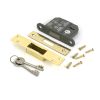 Polished Brass 2½" 5 Lever BS Dead Lock