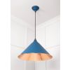 Hammered Copper Hockley Pendant in Upstream