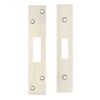 Zoo Hardware Spare Acc Pk for UK Dead Locks - *BLANK* - contains Forend, Strike and Fixing Screws - Nickel