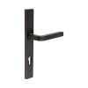 CR-104 Dark Bronze Multi Point Backplate Door Handle - By Frelan Hardware - CR-104G4DB