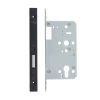 Zoo Hardware Din Euro Deadlock- Backset 60mm - 2 Pc Forend - Square - PVDBLK - Single Throw - Black