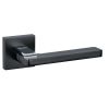 SPECIAL ORDER Oro&Oro Alba Lever Door Handle on Square Rose - Matt Black