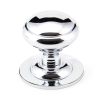 Polished Chrome Round Centre Door Knob