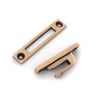 Polished Bronze Locking Brompton Fastener - LH