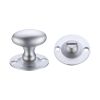 Zoo Hardware Oval Thumb Turn with Coin Release - 5mm spindle - Satin