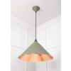 Hammered Copper Hockley Pendant in Tump