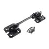 Iron cabin Hook Black 4" - 100mm