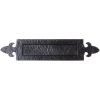 Zoo Hardware Fleur de Lys Letter Plate - Black